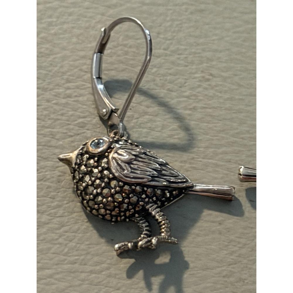 Aura By TJM 925 Silver Thailand Bird Earrings -#357 - Picture 2 of 6